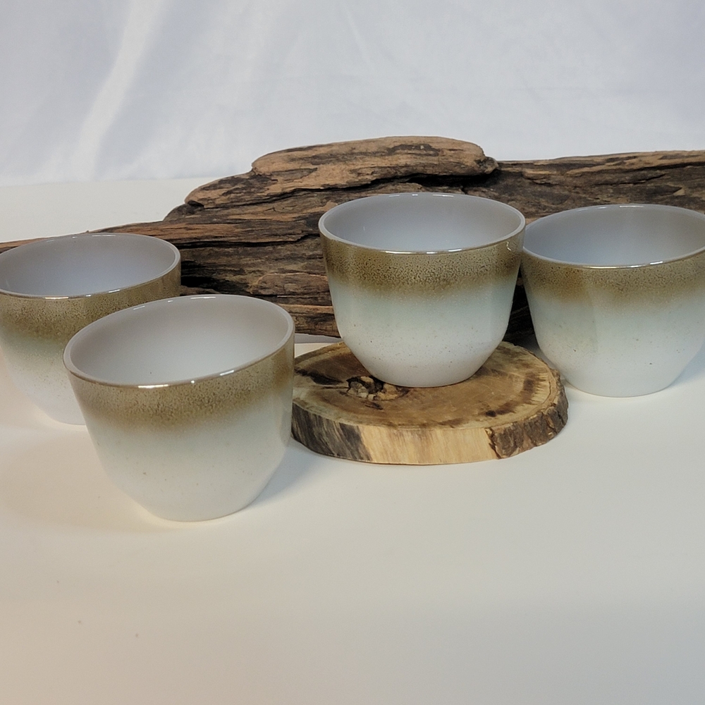 Federal Glass Vintage 1960's Custard Cups Set Of 4. Made In USA - Picture 2 of 8